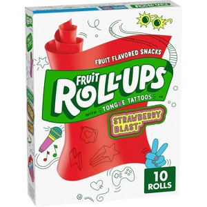 Fruit Rollups Strawberry Flavored Snacks - 5oz - 1 of 4