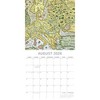 2026 Square Wall Calendar, Antique Maps, 16-Month Arts & Antiques Theme, 180 Reminder Stickers (12x12 In) - 3 of 4