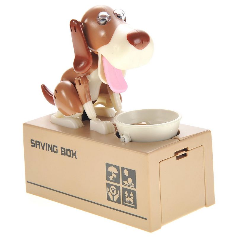 Ready! Set! Play! Link Dog Piggy Bank, Puppy Money Saving Box For Girls And Boys, 1 of 7