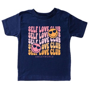 The Juniper Shop SmileyWorld Self Love Club Wave Toddler Short Sleeve Tee - 1 of 4
