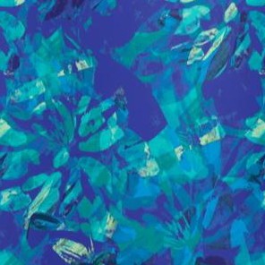 dark sapphire abstract floral