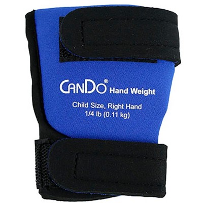 CanDo Palm Weights, Child Size Right Hand, 1/4 pound