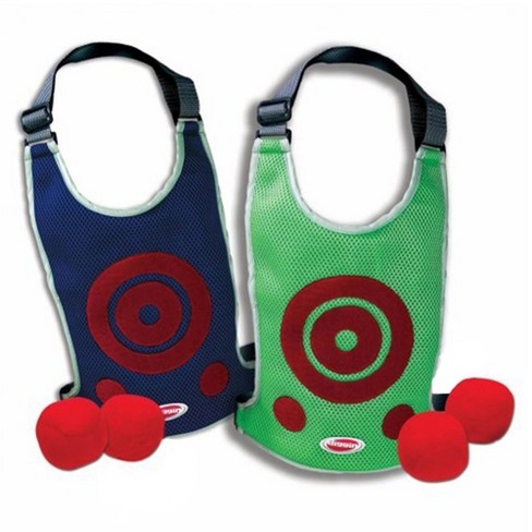 Azzurro Gilet di Giocattoli Sportivi per Bambini Dodge Tag Target Vest Sticky Tail Catch Toss Sports Game Kindergarten attività per Bambini 