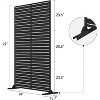 FENCY Outdoor Privacy Screen Freestanding - 2 of 4