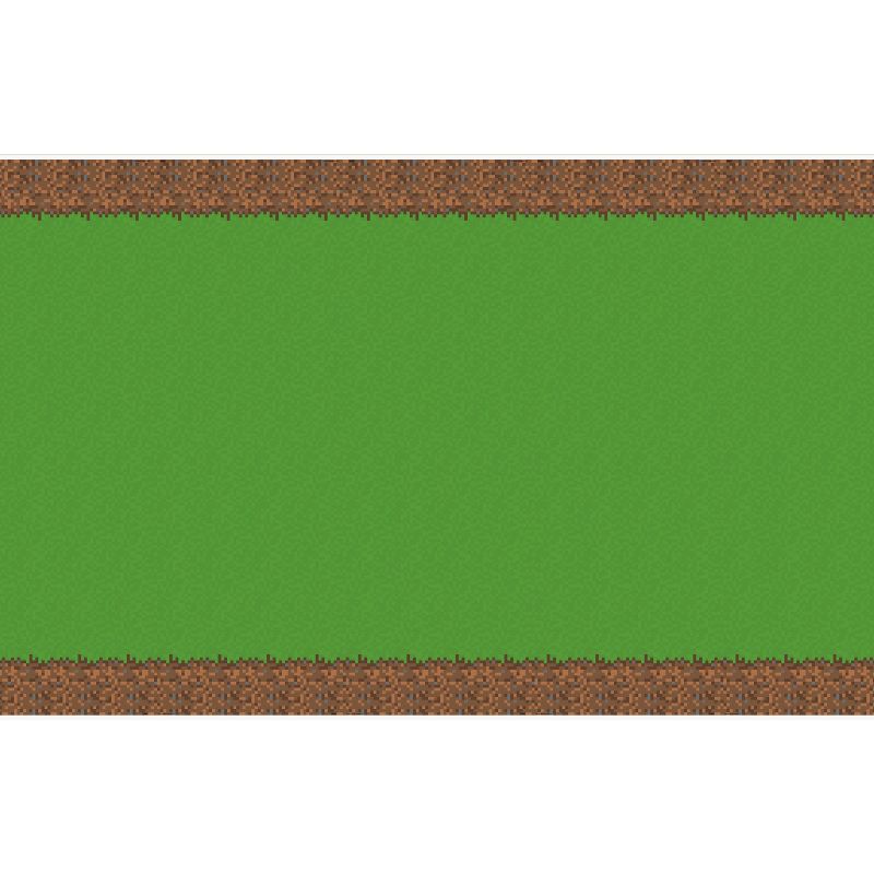Minecraft 84&#34;x54&#34; Reusable Table Cover Green/Brown, 1 of 5