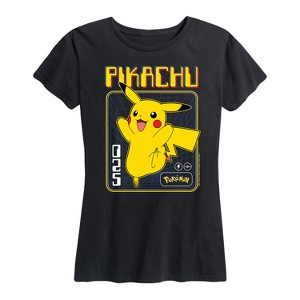 Women's - Pokémon - Retro Pikachu Short Sleeve Graphic T-Shirt - 1 of 4