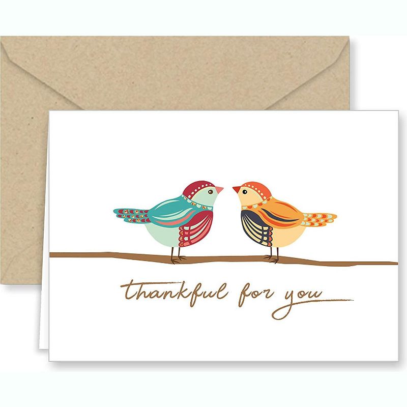 Paper Frenzy Autumn Blessings Thank You Note Cards and Envelopes - 25 pack, 4 of 7