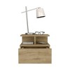 NicBex Floating Nightstand with 1 Drawer,Modern Side Table with Open Top Shelves,Bedside Table for Bedroom,Living Room - 4 of 4