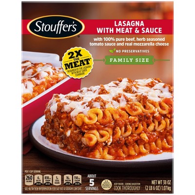 Stouffer's Frozen Lasagna with Meat & Sauce Family Size - 38oz