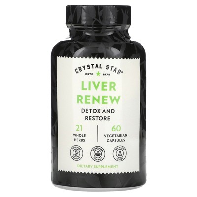 Crystal Star Liver Renew, 60 Vegetarian Capsules