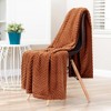Chanasya Faux Fur Embossed Fuzzy Throw Blanket - 4 of 4