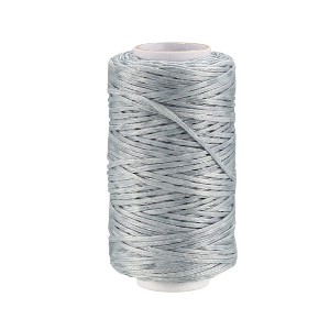 Unique Bargains Flat DIY Crafts Art Handmade Leather Sewing Waxed Threads - 1 of 3
