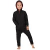 Joggies - Black & Red Toddler Footless Hoodie One Piece - 2 of 4
