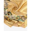 Elerevyo Women's Satin Large Paisley Symmetric Silk Square Scarf Head Wrap Bandanas 35.4" X 35.4" - 4 of 4