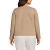 Lands' End Women's Fine Gauge Cotton Milano Blazer Sweater - 2 of 3