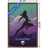 Trends International Marvel Heroic Silhouette - Gamora Framed Wall Poster Prints - 3 of 4