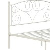 ueen Size Unique Flower Sturdy System Metal Bed Frame - 3 of 4