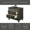 NicBex Nightstand with 2 Drawers,Different Sizes Bedside Table with Sturdy Wooden Frame,Modern Side Table for Bedroom,Living Room - 4 of 4