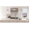 Urban Ambiance Luxury Mid-Century Modern Pendant ,  7''H x 10''W,  Brushed Brass and Stained Glass Finish, ULB2250 - 2 of 4