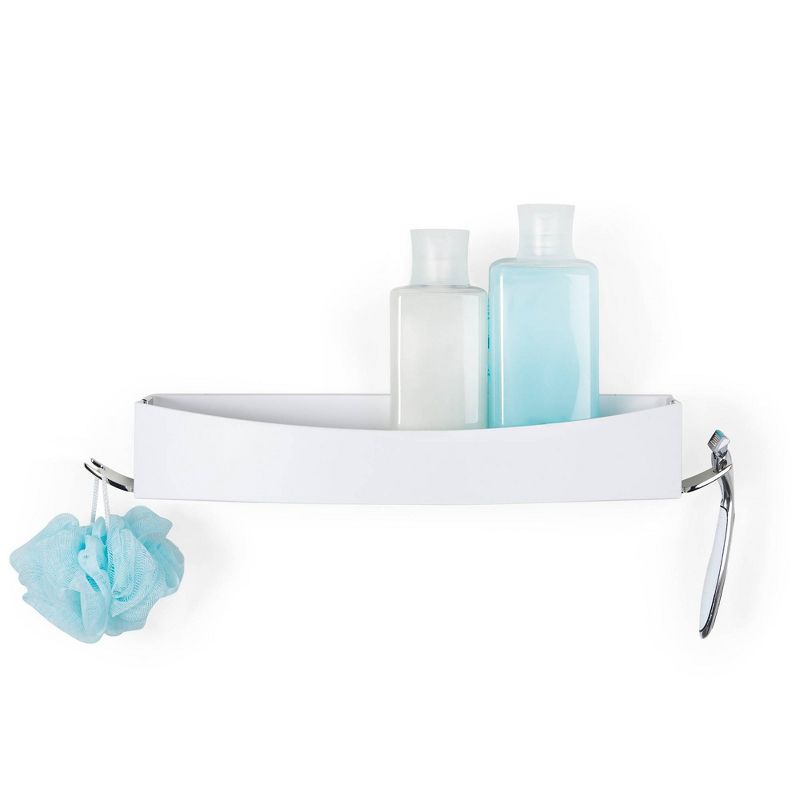 Clever Flip Shower Basket or Shelf White - Better Living Products, 3 of 11