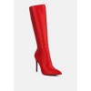 Pipette Diamante Set High Heeled Calf Boot Women - 3 of 4