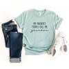 Simply Sage Market My Favorite People Call Me Grandma Short Sleeve Tee - 3 of 4