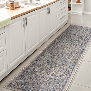 Rozetta Boho Medallion Textured Weave Indoor/Outdoor Area Rug  - JONATHAN Y - 1 of 4