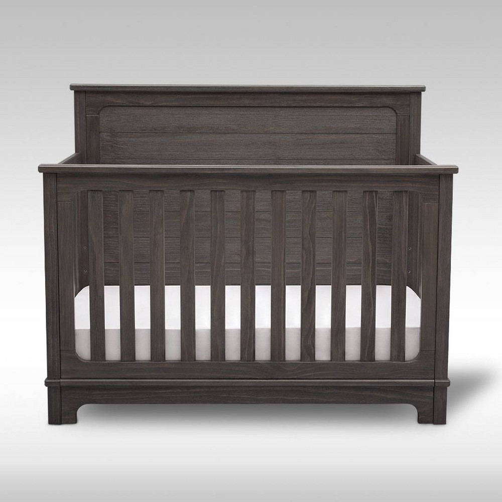 Photos - Kids Furniture Simmons Kids' Slumbertime Monterey 4-in-1 Convertible Crib - Rustic Gray 