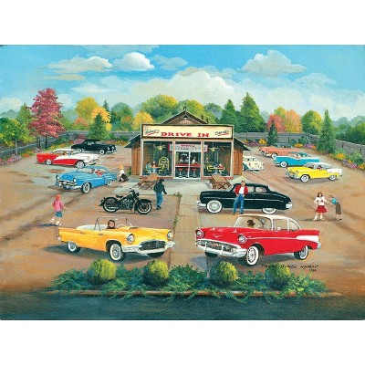 Sunsout 50's Drive In 300 pc   Jigsaw Puzzle 22154