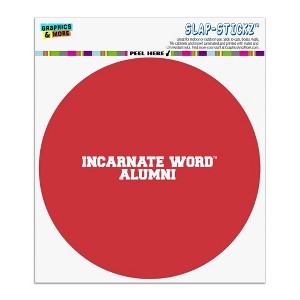 University of the Incarnate Word Alumni Automotive Car Window Locker Circle Bumper Sticker - 1 of 4