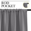 NICETOWN Blackout Curtains Rod Pocket Thermal Insulated Privacy Drapes (2 Panels) - 4 of 4
