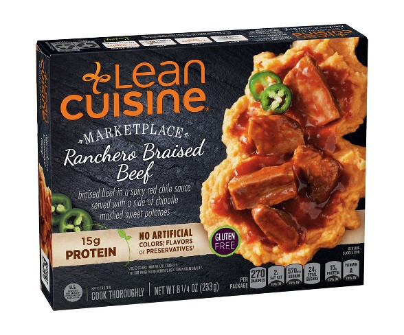 Lean Cuisine Marketplace Gluten Free Ranchero Frozen Braised Beef - 8.25oz
