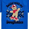 Boys' - Instant Message - Rollin With My Doughmies Christmas Short Sleeve Graphic T-Shirt - 2 of 4