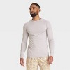 Men's Long Sleeve   Rash Guard Top - Goodfellow & Co™ Gray - 3 of 3