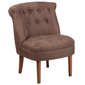 Hercules Kenley Tufted Chair Brown - Riverstone Furniture