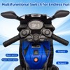 6V Kids Electric Motorcycle with Training Wheels, Realistic Engine Sounds & Music - 3 of 4
