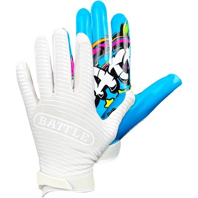 Battle Receivers Ultra-stick Football Gloves - Youth Small - Red/white :  Target