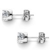 Pompeii3 1 CT. T.W. Natural White Diamond Studs 14K White or Yellow Gold - 2 of 4