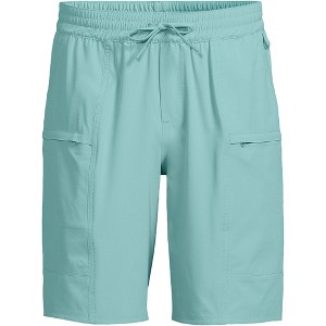 Lands' End Men's 9 Inch Packable Cargo Swim Shorts - 1 of 3