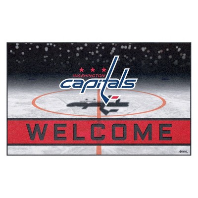 NHL Washington Capitals Crumb Rubber Door Mat 18"x30"