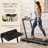 Lifepro Compact Walking pad Treadmill, Bluetooth App, Adjustable Incline - 3in1 Under Desk Design Perfect for Walking, Jogging, For Home & Office - 2 of 4