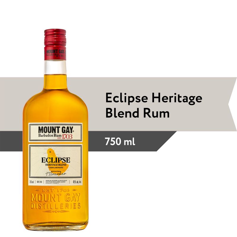 Mount Gay Eclipse Heritage Blend Rum - 750ml Bottle, 6 of 16