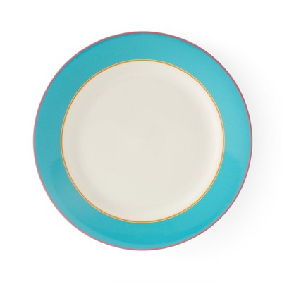 Kit Kemp by Spode 11" Calypso Dinner Plate, Vibrant Colors, Porcelain, Dishwasher and Microwave Safe, Ideal for Pasta, Meat, Vegetables