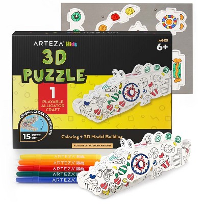 Photo 1 of Arteza Kids 3D Puzzle Alligator