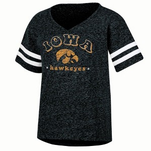 NCAA Iowa Hawkeyes Girls' Tape T-Shirt - 1 of 3