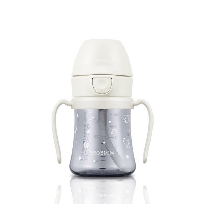 Grosmimi PPSU Straw Cup with Flip Top - 6oz (200ml)