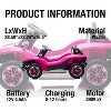 Kids Electric Vehicle Licensed Volkswagen | 12V Ride-On Toy with Remote Control | LED Lights, MP3, and Bluetooth | for Boys and Girls - 2 of 4