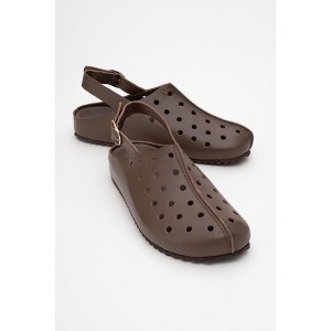 Justa - Brown Leather Clogs (Women) | Forever & Always Shoes - 1 of 4
