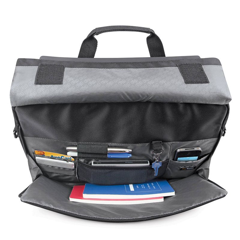 Solo New York Chrysler 17.3&#34; Laptop Briefcase - Black, 4 of 12