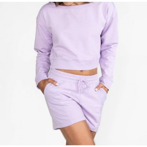 Women's French Terry Side Contrast Shorts - Body Wrappers - 1 of 1